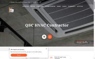 QSC HVAC Contractor website