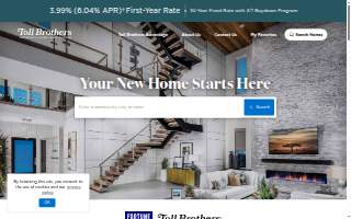 Toll Brothers Panama City Beach, Florida Design Studio website