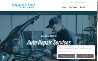 Signal Hill Automotive Repair website