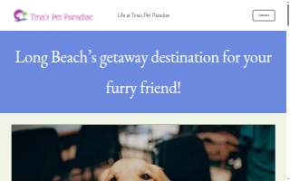 Tina's Pet Paradise website