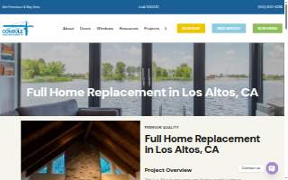 Console Home Improvements of Los Altos website