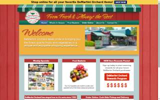 DeMartini Orchard website