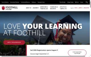 Foothill Dental Care website