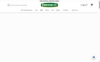 Footwear etc. website