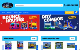 Jumper House Party Rental of Los Altos website