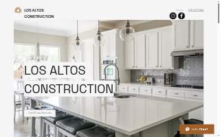 Los Altos Construction website