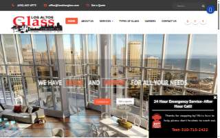 Los Altos Glass Repair and Replacement website