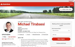 Michael Tirabassi - State Farm Insurance Agent website