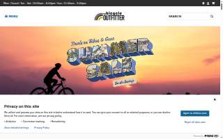 The Bicycle Outfitter website