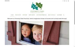 University Oaks Preschool website