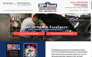 26th Street Auto Center - Auto Repair & Car Detailing in Los Angeles website