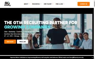 80Twenty website