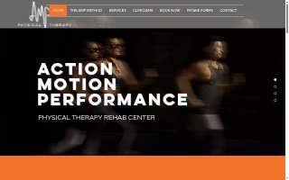 AMP Physical Therapy LA website