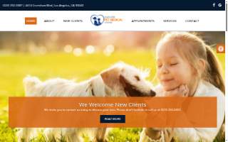 Angeles Vista Pet Medical Center website