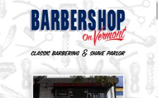 Barbershop on Vermont website