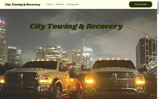 City towing & recovery website