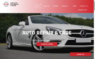 Complete Automotive Systems website
