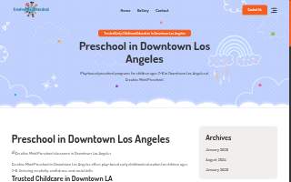 Creative Mind Preschool website