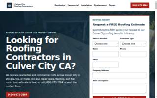 Culver City Roofing Contractors website