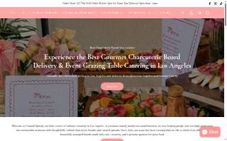 Curated Spread: Best Charcuterie Boards | Grazing Tables | Event Catering in Los Angeles website