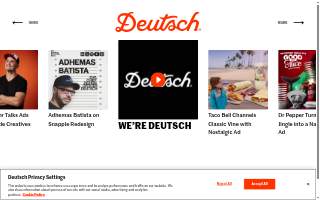 Deutsch website