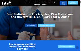 Eazy Foot & Ankle - Los Angeles Podiatrist website