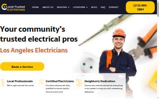 Electricians Team Hollywood website