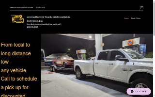 Emmett's tow truck and roadside service website