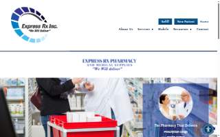 Express Rx Pharmacy and Medical Supplies website