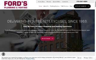 Ford's Plumbing and Heating website