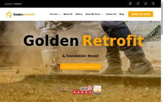 Golden Retrofit & Foundation Repair of Los Angeles website