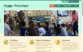 Happy Preschool & Day Care website