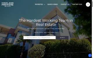 Highland Premiere website