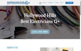 Hollywood Hills Best Electricians of Los Angeles website