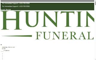 Huntington Funeral Home and Cremation of Los Angeles website