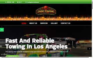 Jade Towing in los Angeles Ca website
