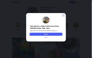 Kaleidoscope Russian Day Care & Preschool website