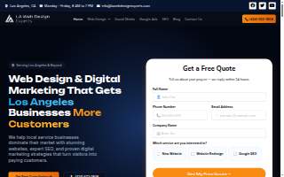 LA Web Design Experts website