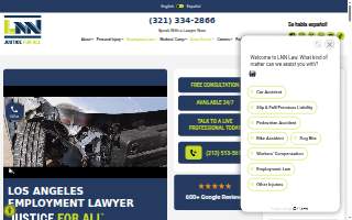 LNN Law Accident & Employment Lawyers website