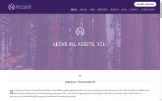 Monarch Wealth Strategies - Los Angeles website