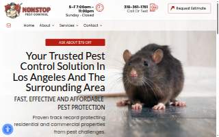 Nonstop Pest Control of Los Angeles website