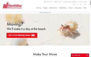 NorthStar Moving Company website