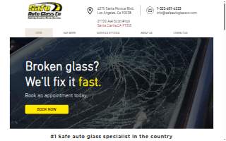 Safe Auto Glass Co website