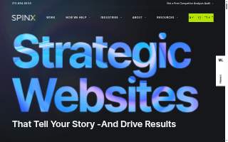 SPINX Digital - Web Design Agency in Los Angeles website