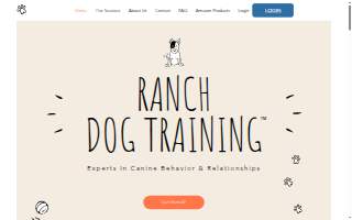 The Ranch Dog Training website