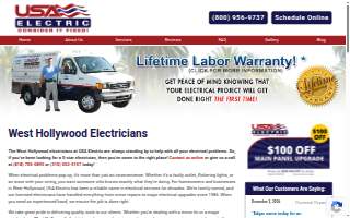 USA Electric West Hollywood of Los Angeles website