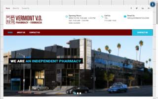 Vermont V.O. Pharmacy website