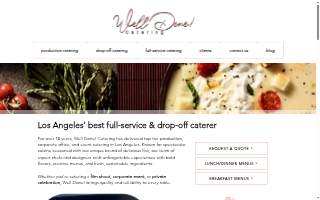 Well Done! Catering website