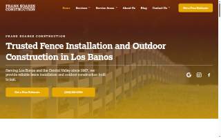 Frank Soares Construction website