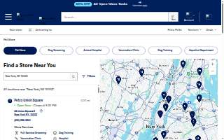 Petco Dog Training of Ferguson website